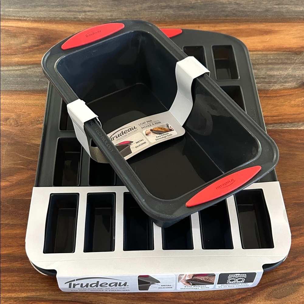 Trudeau Silicone Loaf Pan and Baking Mold Set